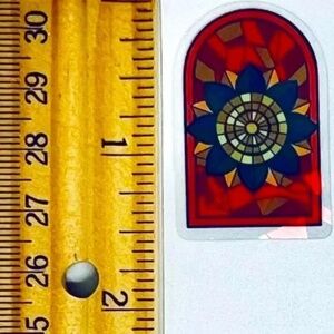 🌀10/$10🌀 Holographic Mosaic Window Reusable Sticker Decal